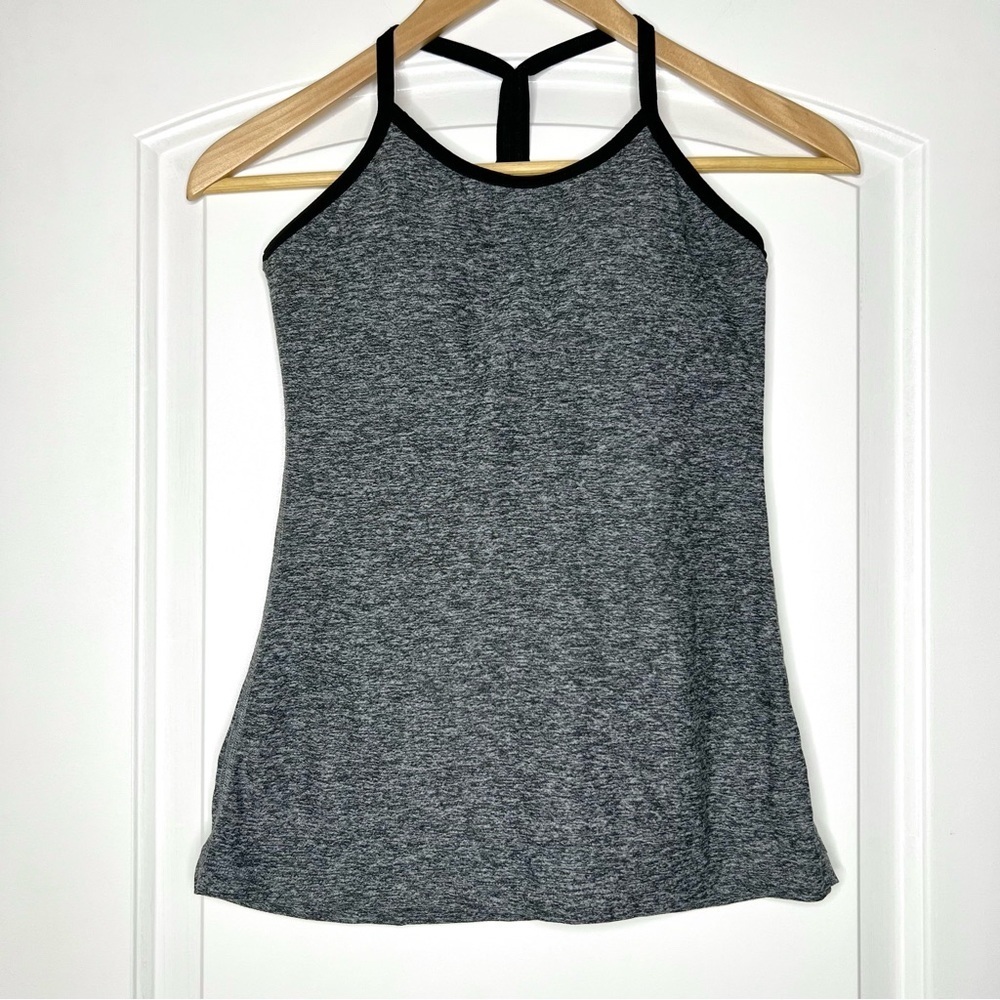 Beyond Yoga steel space gray racerback tank size small